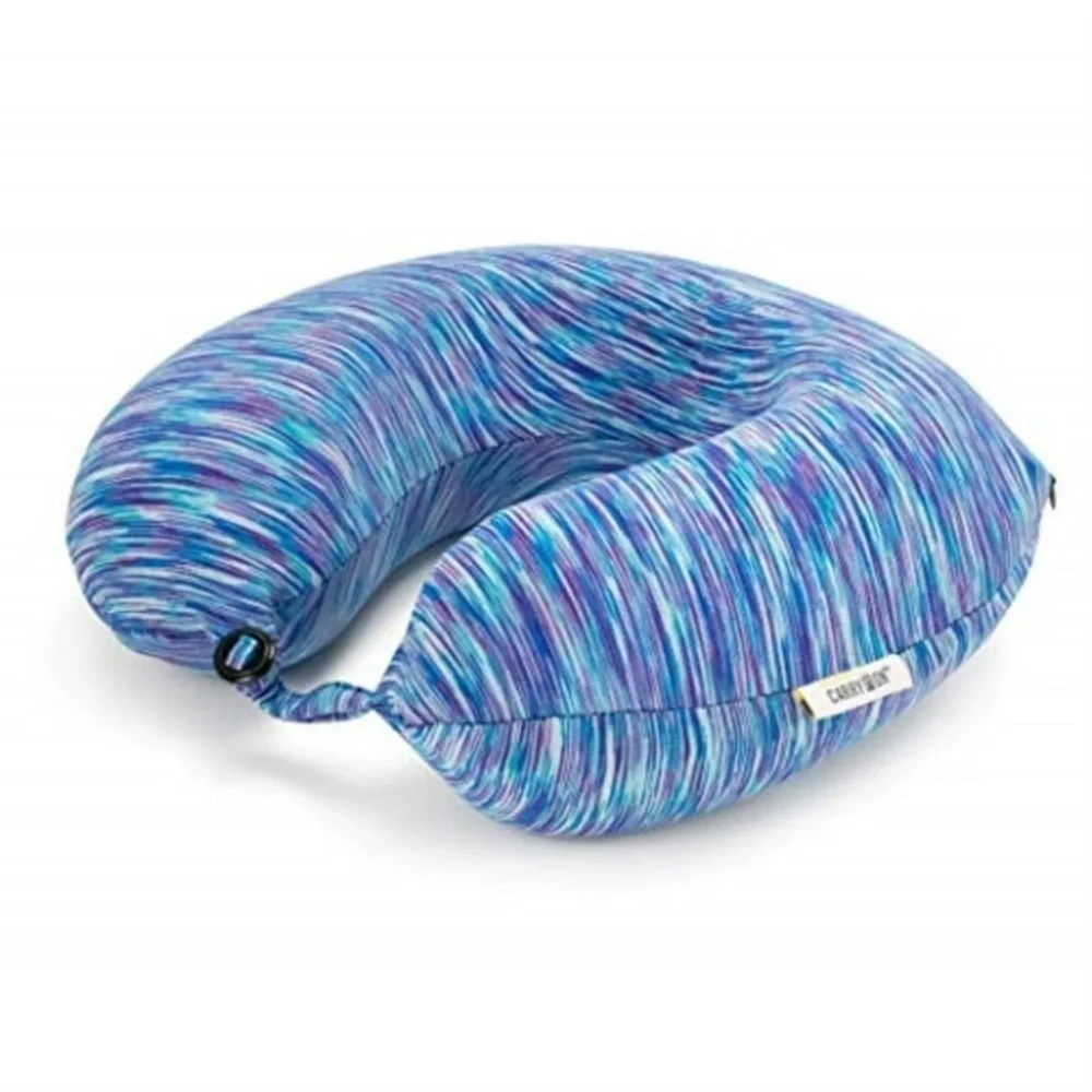 Miami CarryOn Space Dye Memory Foam Travel Pillow/Neck Pillow